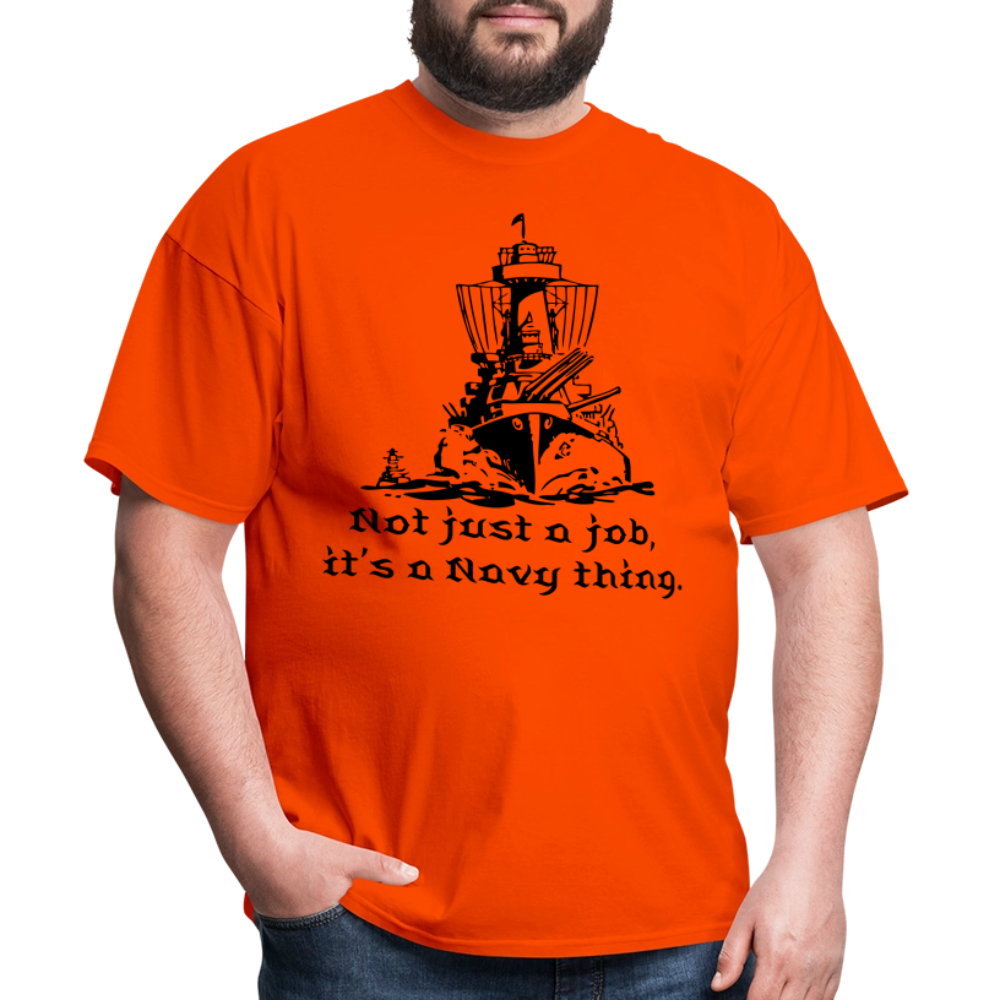 It's A Navy Thing Unisex Classic T-Shirt - orange