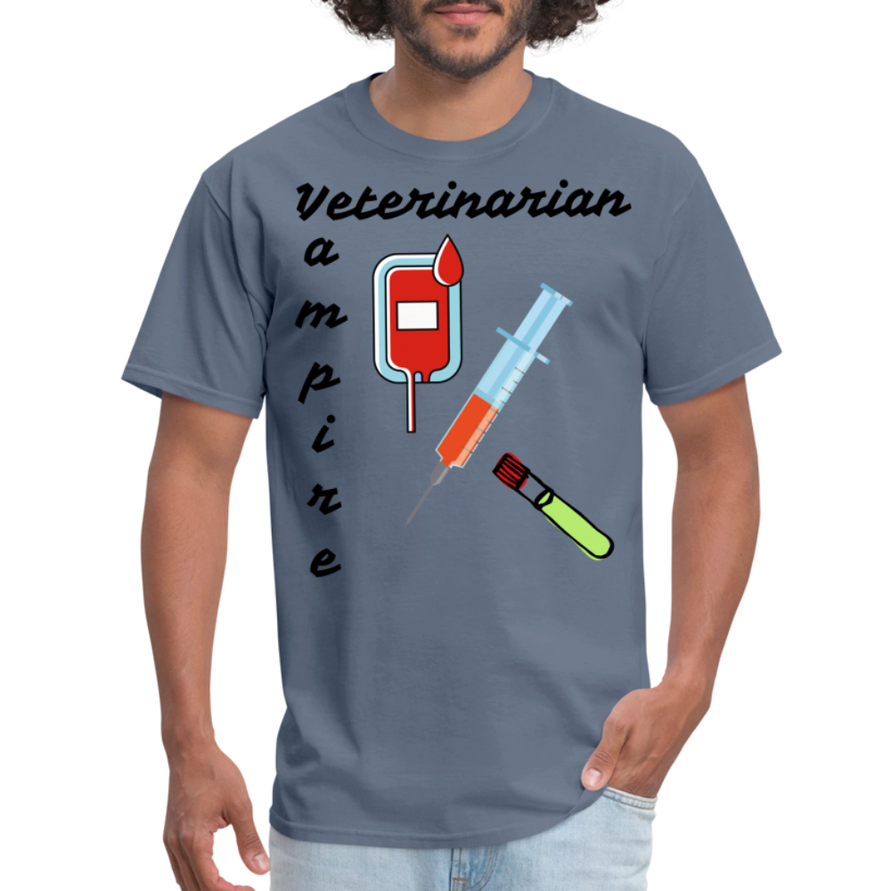 Veterinarian Vampire Unisex Classic T-Shirt - denim