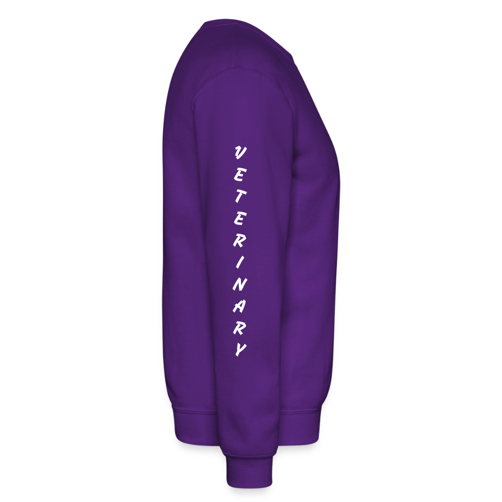Vet Vampire Crewneck Sweatshirt - purple