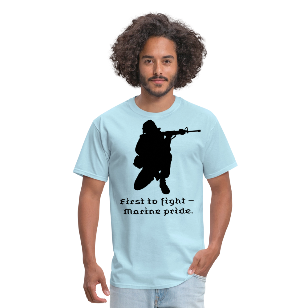 First To Fight Unisex Classic T-Shirt - powder blue
