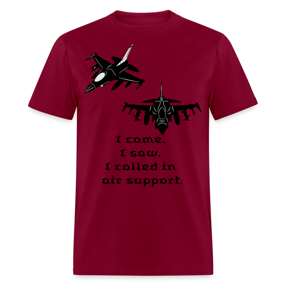 I Came I Saw Unisex Classic T-Shirt - burgundy