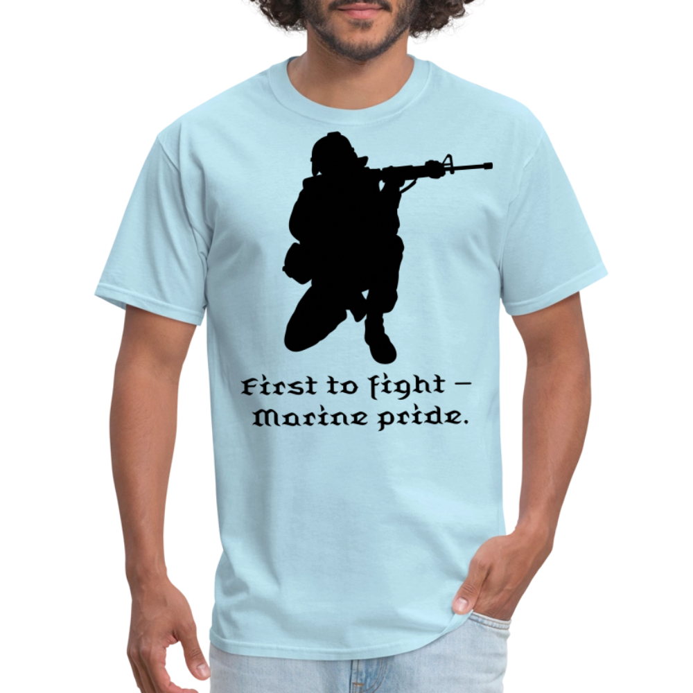 First To Fight Unisex Classic T-Shirt - powder blue