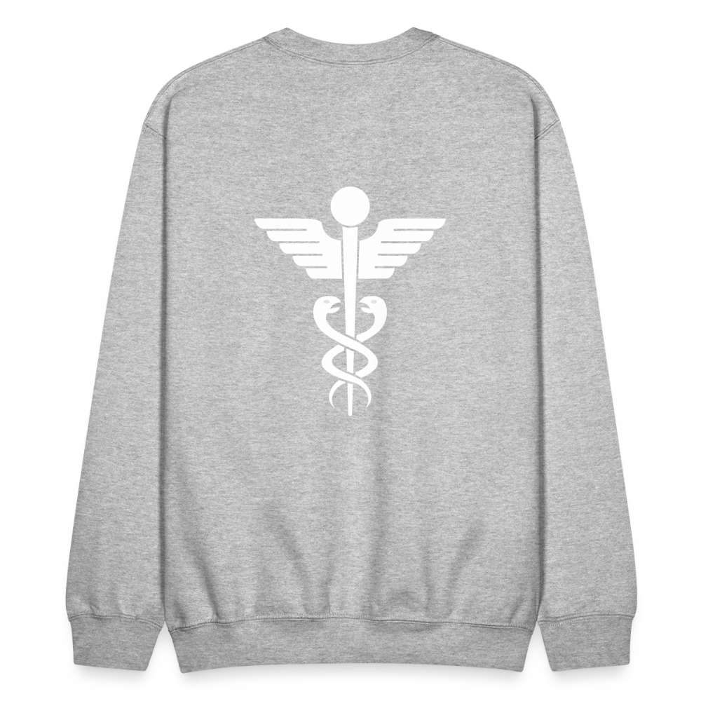 Vet Vampire Crewneck Sweatshirt - heather gray
