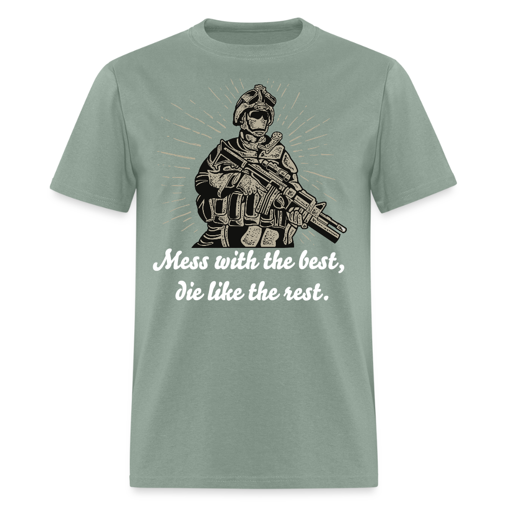 Mess With The Best Unisex Classic T-Shirt - sage