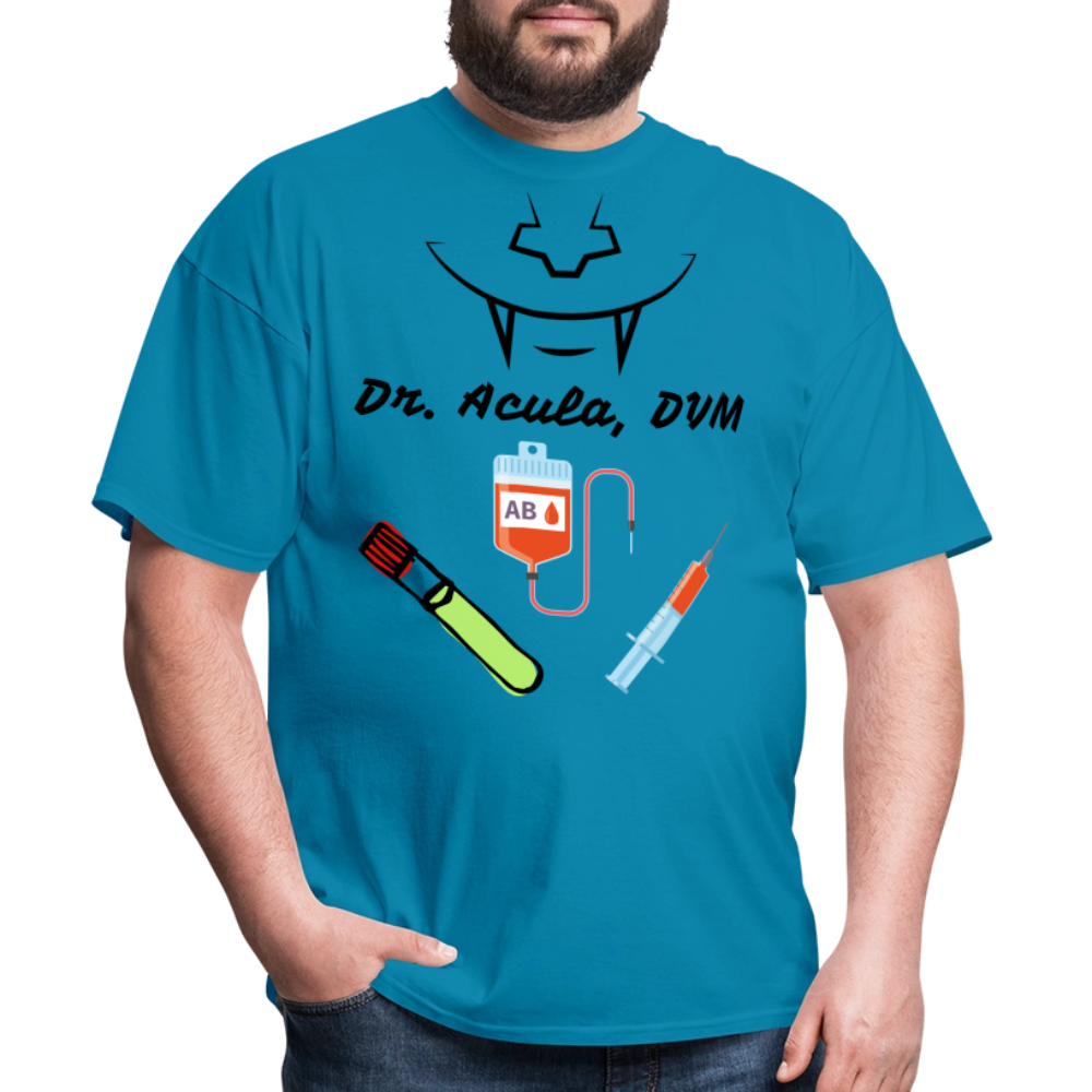 Dr. Acula Unisex Classic T-Shirt - turquoise