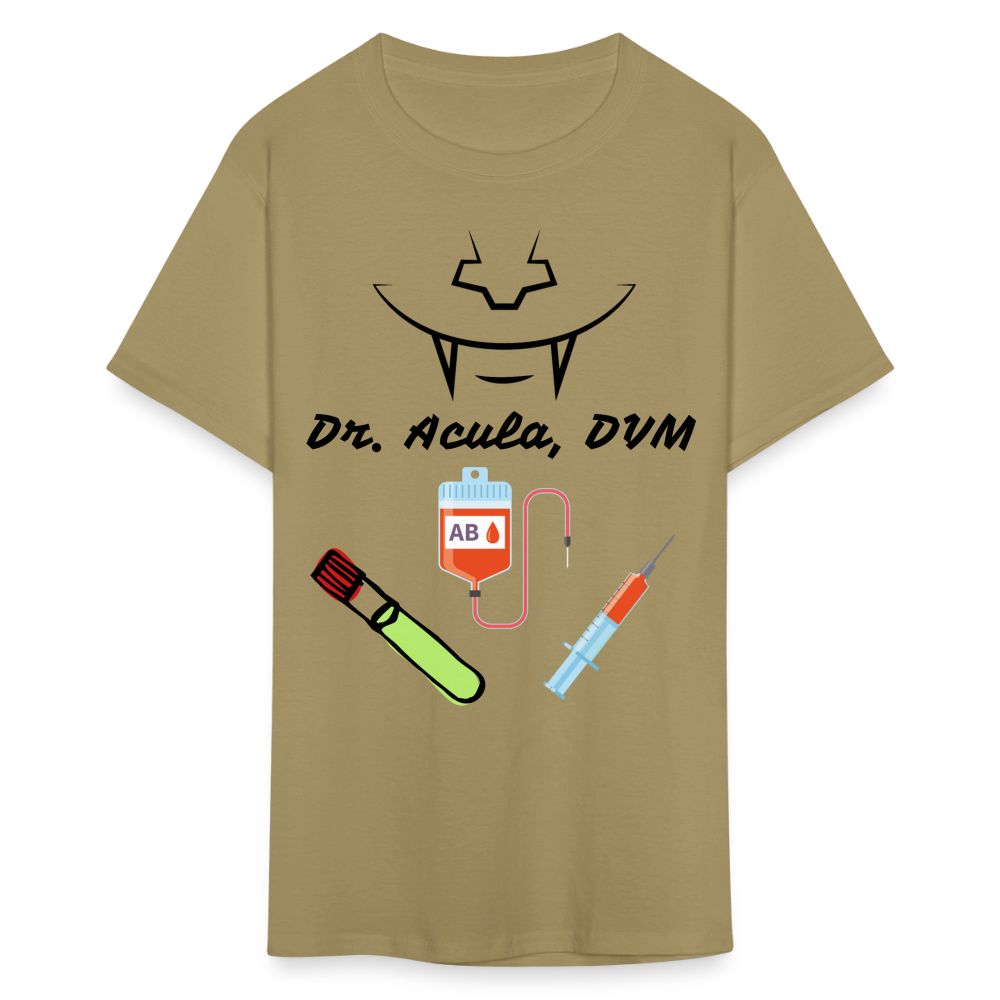 Dr. Acula Unisex Classic T-Shirt - khaki