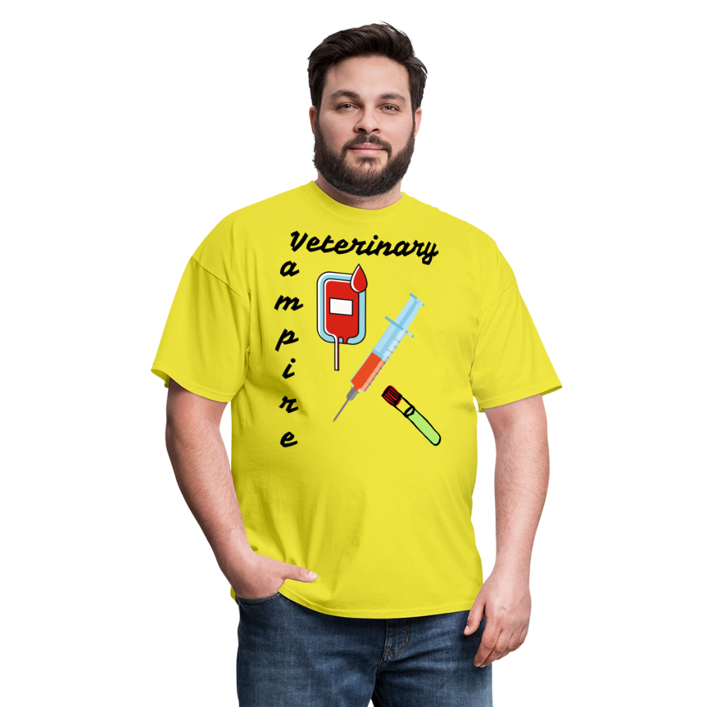 Veterinary Vampire Unisex Classic T-Shirt - yellow