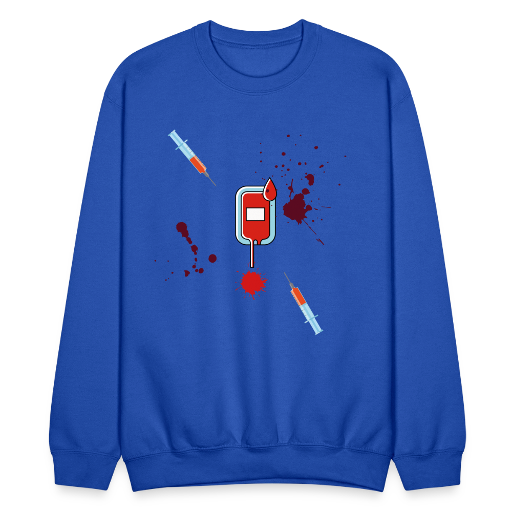 Vet Vampire Crewneck Sweatshirt - royal blue