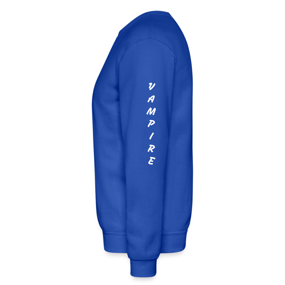 Vet Vampire Crewneck Sweatshirt - royal blue