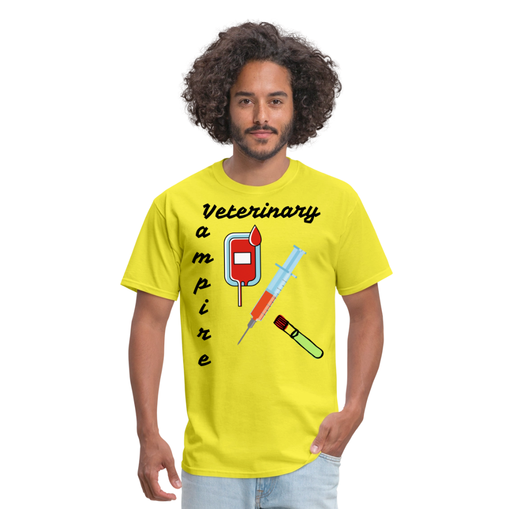 Veterinary Vampire Unisex Classic T-Shirt - yellow