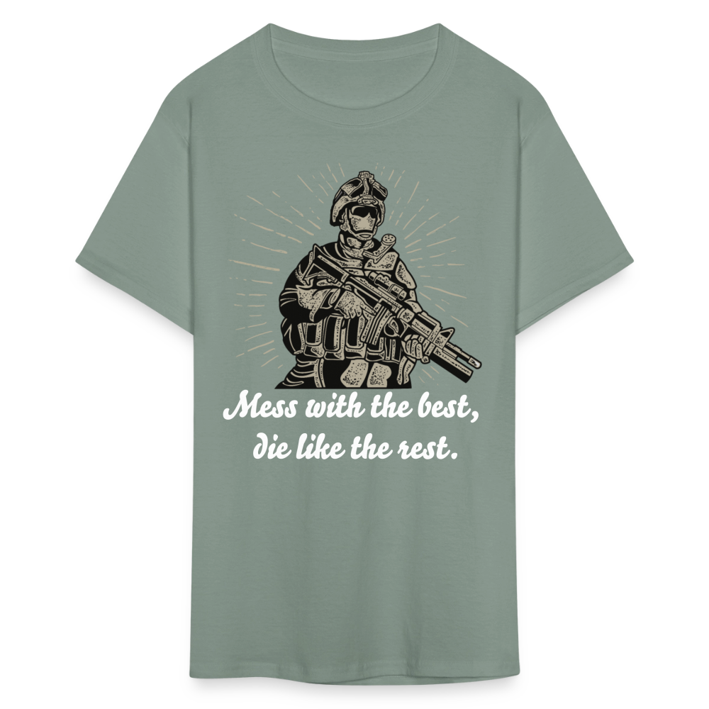 Mess With The Best Unisex Classic T-Shirt - sage