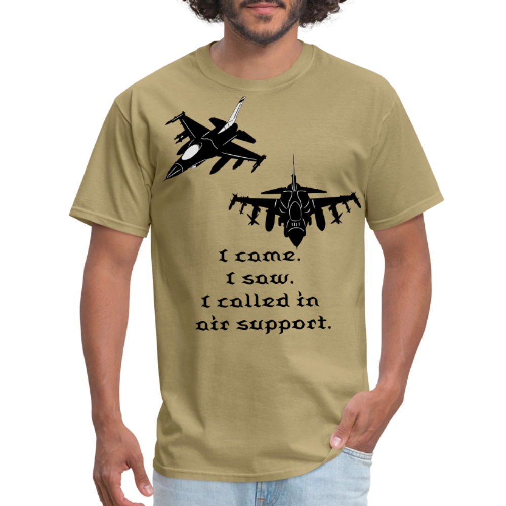 I Came I Saw Unisex Classic T-Shirt - khaki