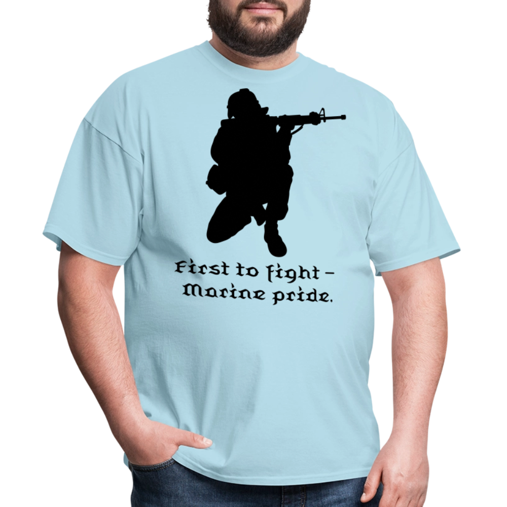 First To Fight Unisex Classic T-Shirt - powder blue