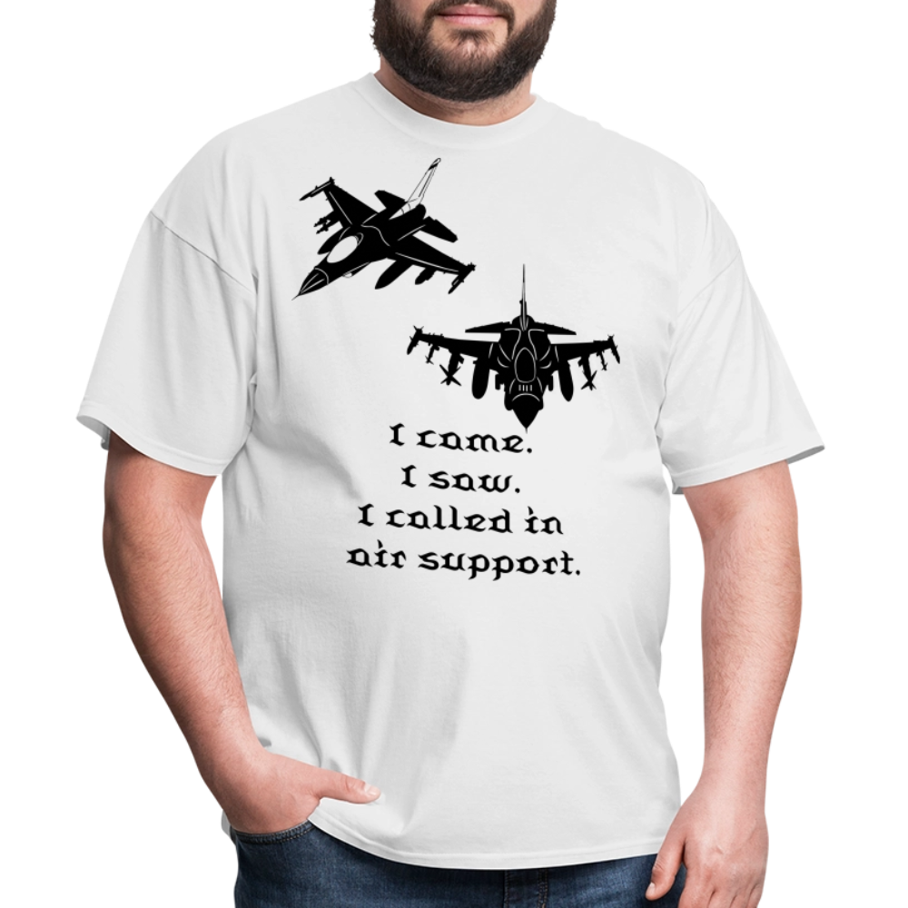 I Came I Saw Unisex Classic T-Shirt - white