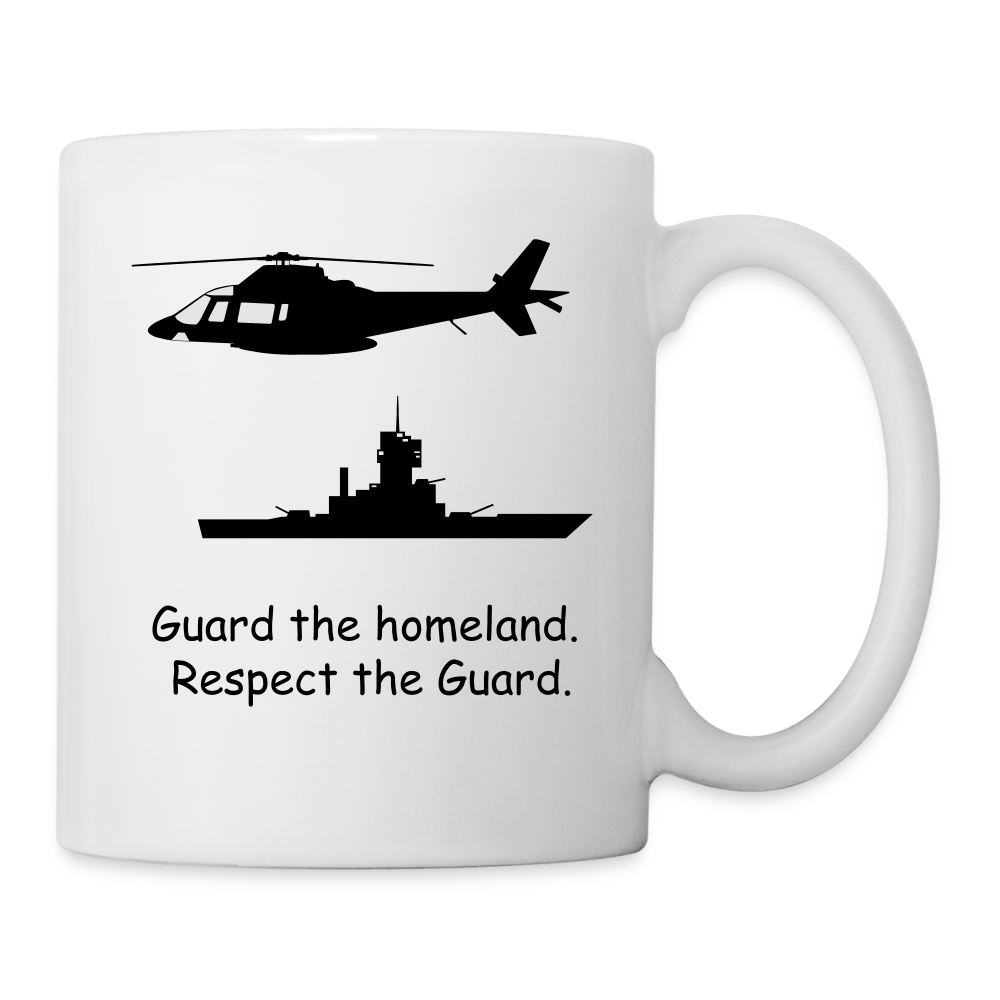 Respect The Guard Coffee/Tea Mug - white