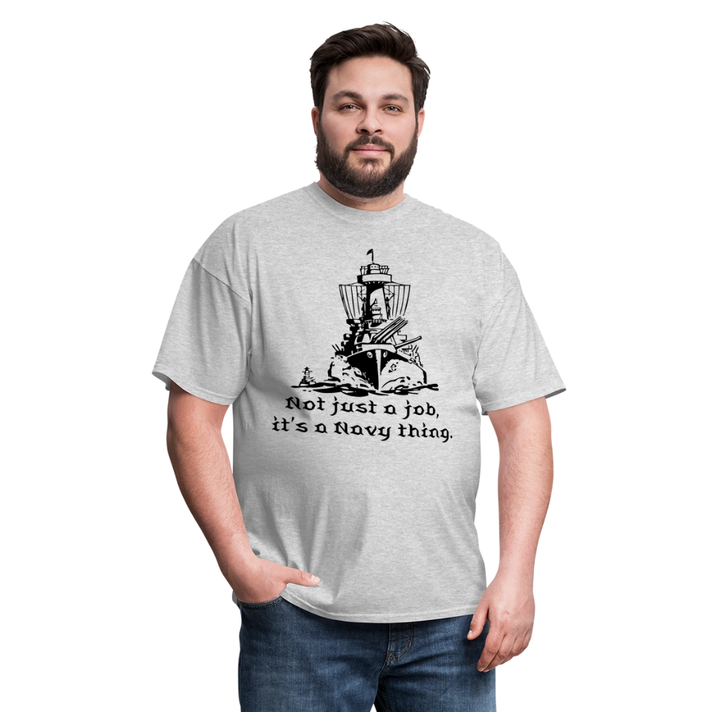 It's A Navy Thing Unisex Classic T-Shirt - heather gray