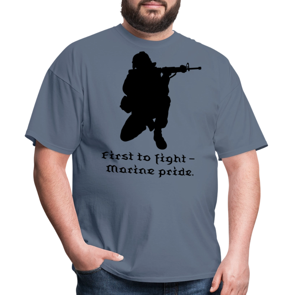 First To Fight Unisex Classic T-Shirt - denim