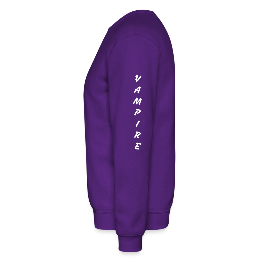 Vet Vampire Crewneck Sweatshirt - purple