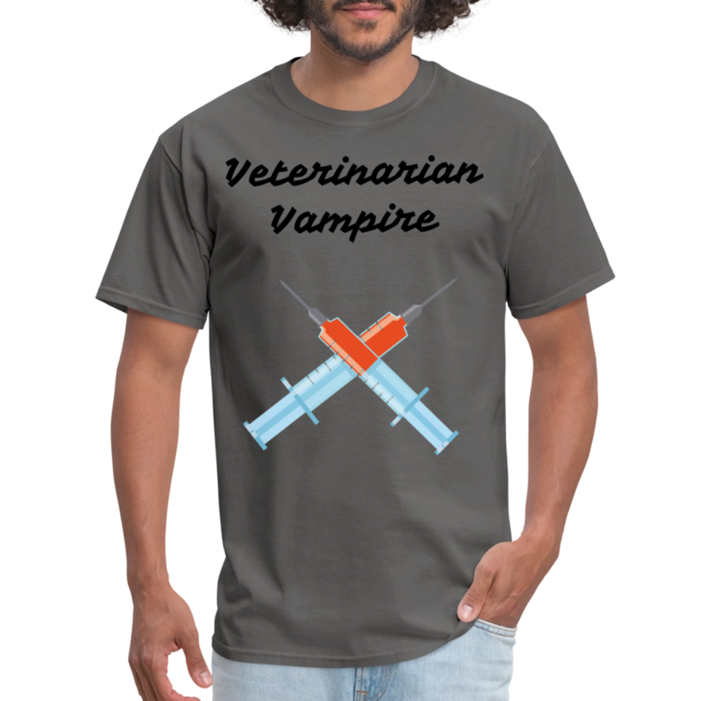 Veterinarian Vampire Unisex Classic T-Shirt - charcoal