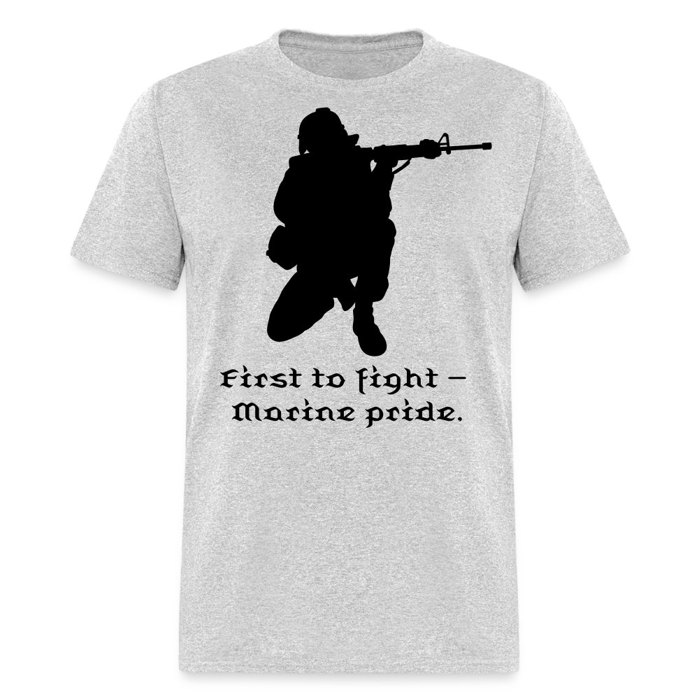 First To Fight Unisex Classic T-Shirt - heather gray