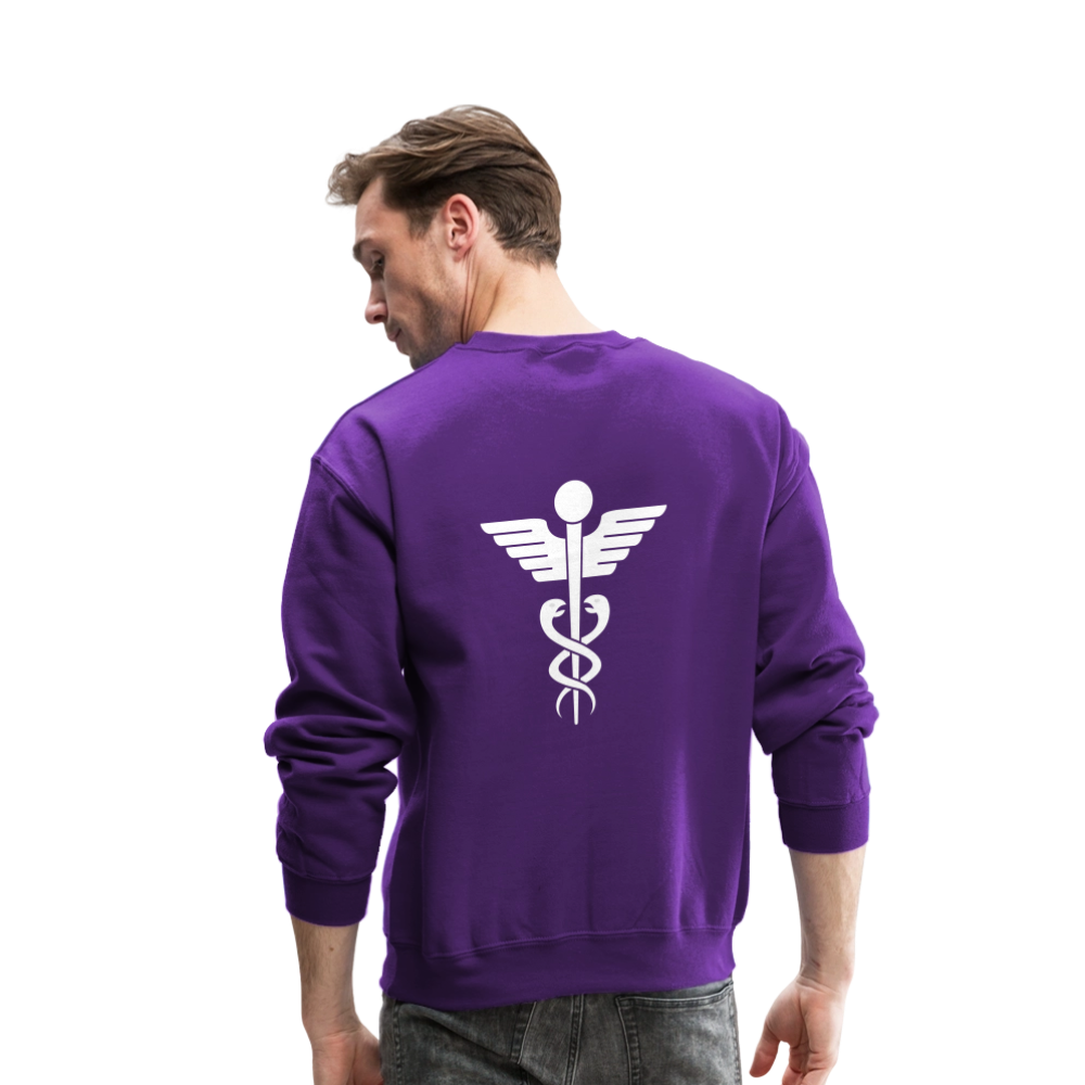 Vet Vampire Crewneck Sweatshirt - purple