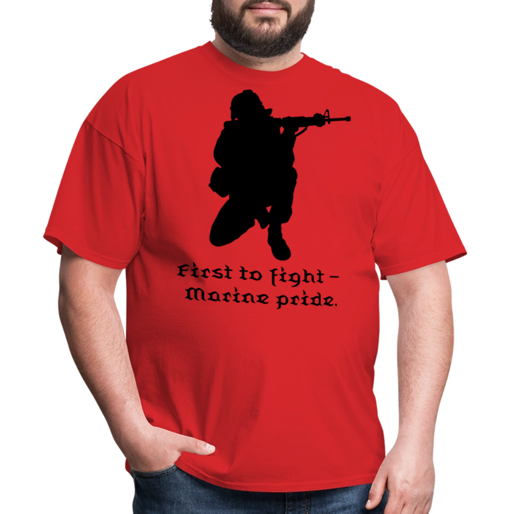 First To Fight Unisex Classic T-Shirt - red