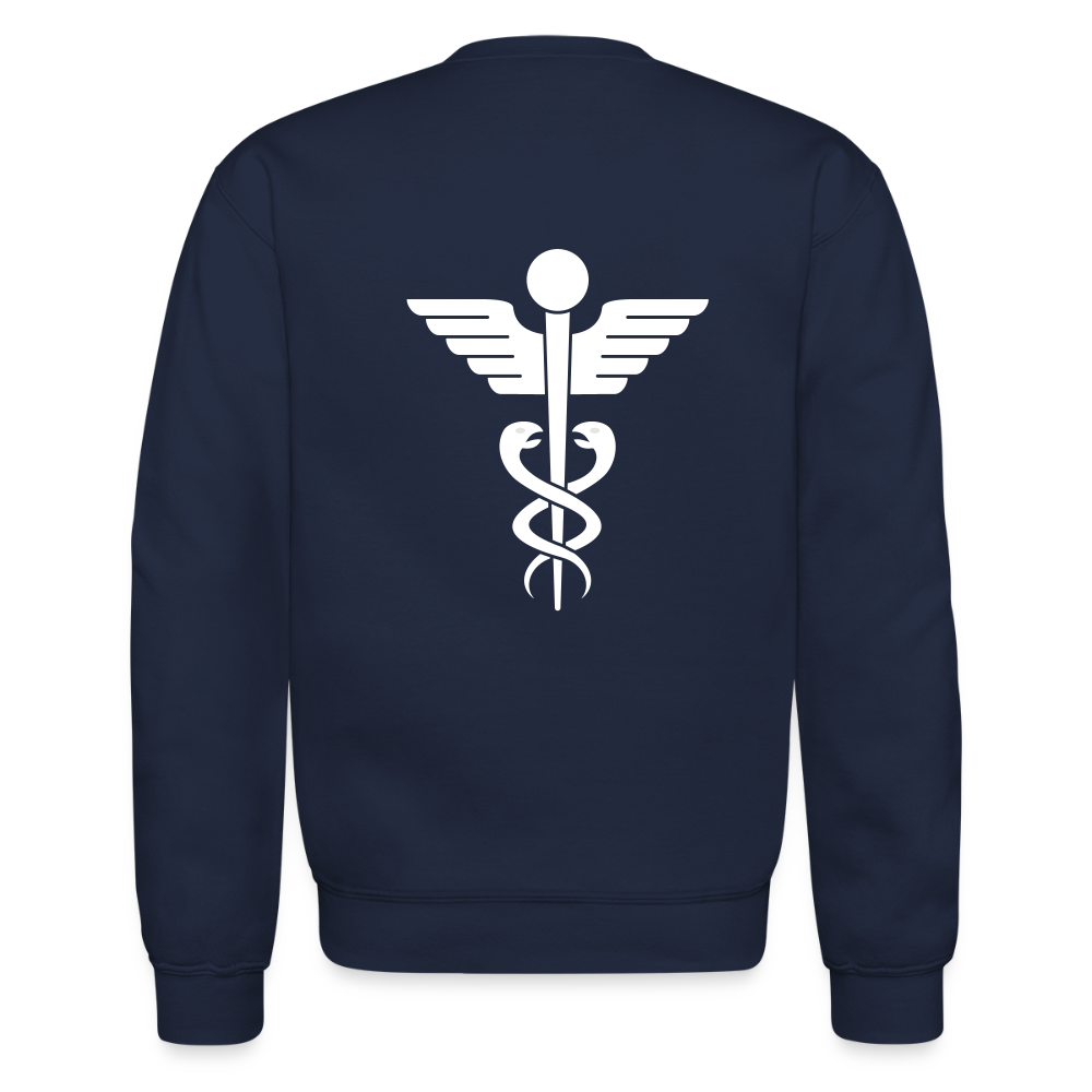 Vet Vampire Crewneck Sweatshirt - navy