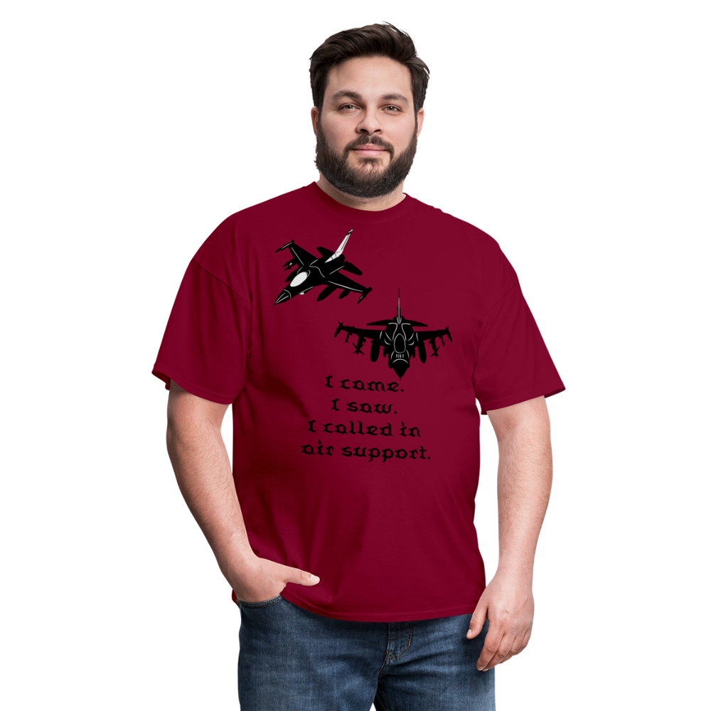 I Came I Saw Unisex Classic T-Shirt - burgundy