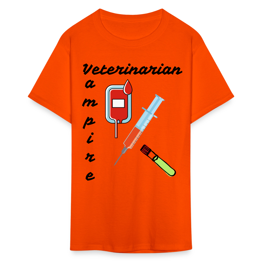 Veterinarian Vampire Unisex Classic T-Shirt - orange