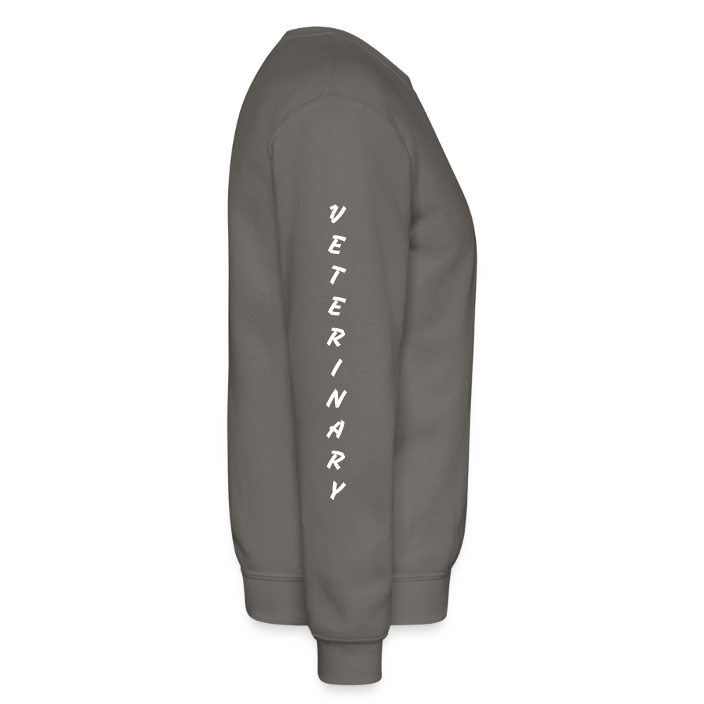 Vet Vampire Crewneck Sweatshirt - asphalt gray