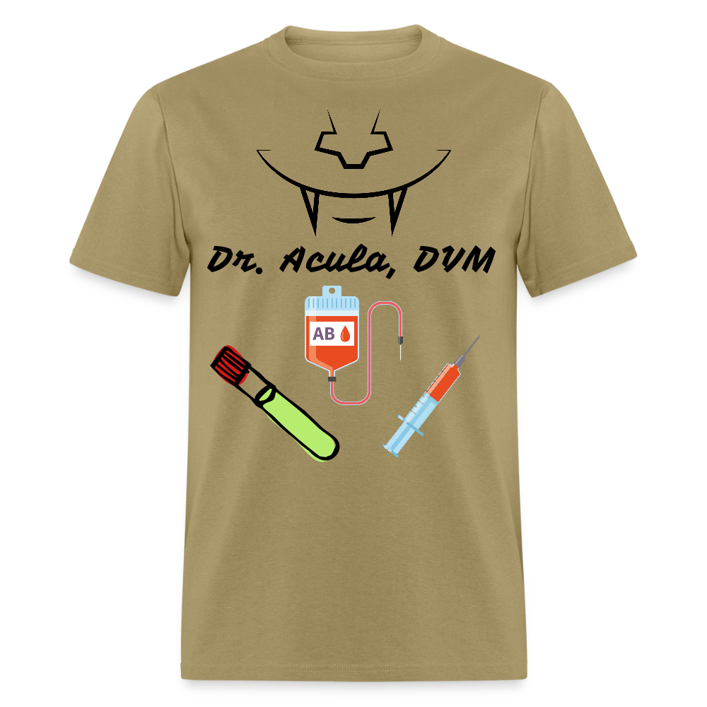 Dr. Acula Unisex Classic T-Shirt - khaki
