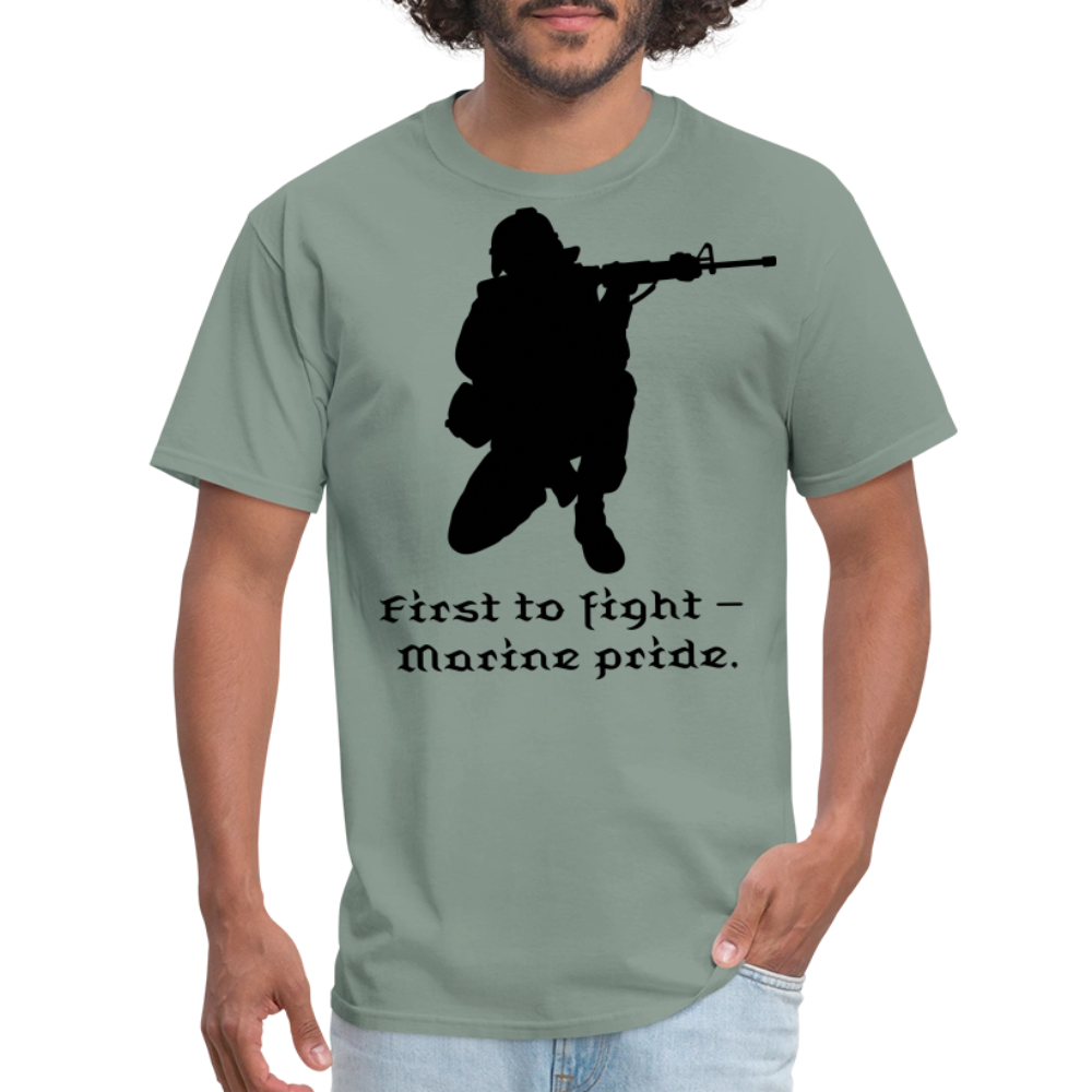 First To Fight Unisex Classic T-Shirt - sage