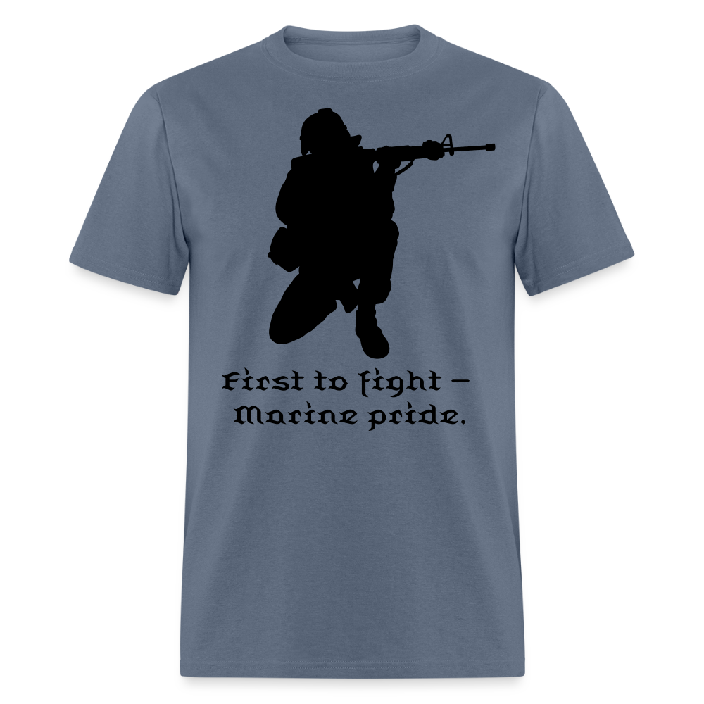 First To Fight Unisex Classic T-Shirt - denim