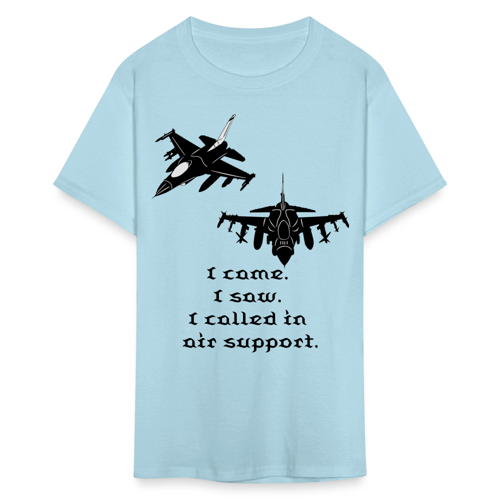 I Came I Saw Unisex Classic T-Shirt - powder blue