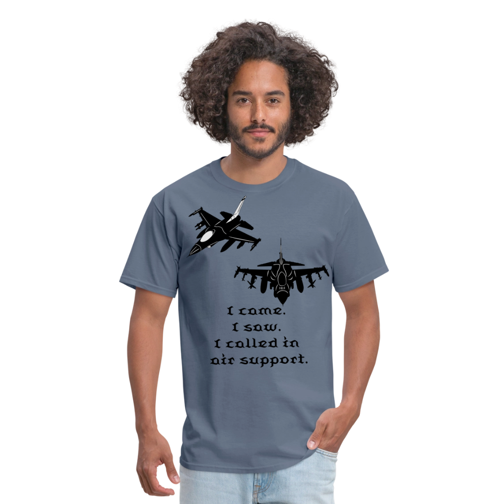 I Came I Saw Unisex Classic T-Shirt - denim