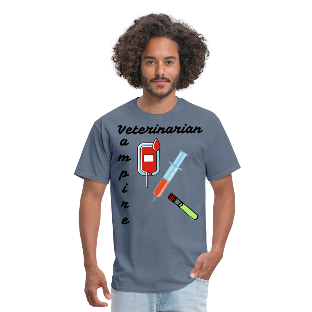 Veterinarian Vampire Unisex Classic T-Shirt - denim