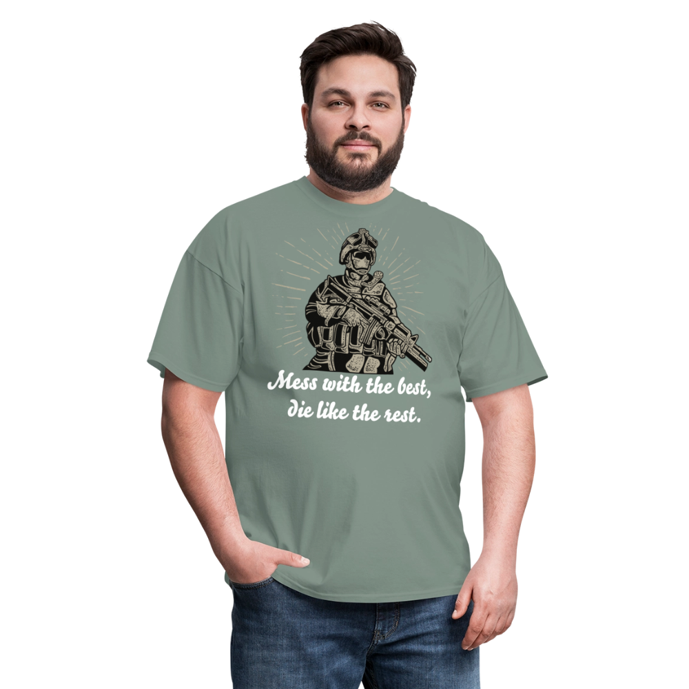 Mess With The Best Unisex Classic T-Shirt - sage