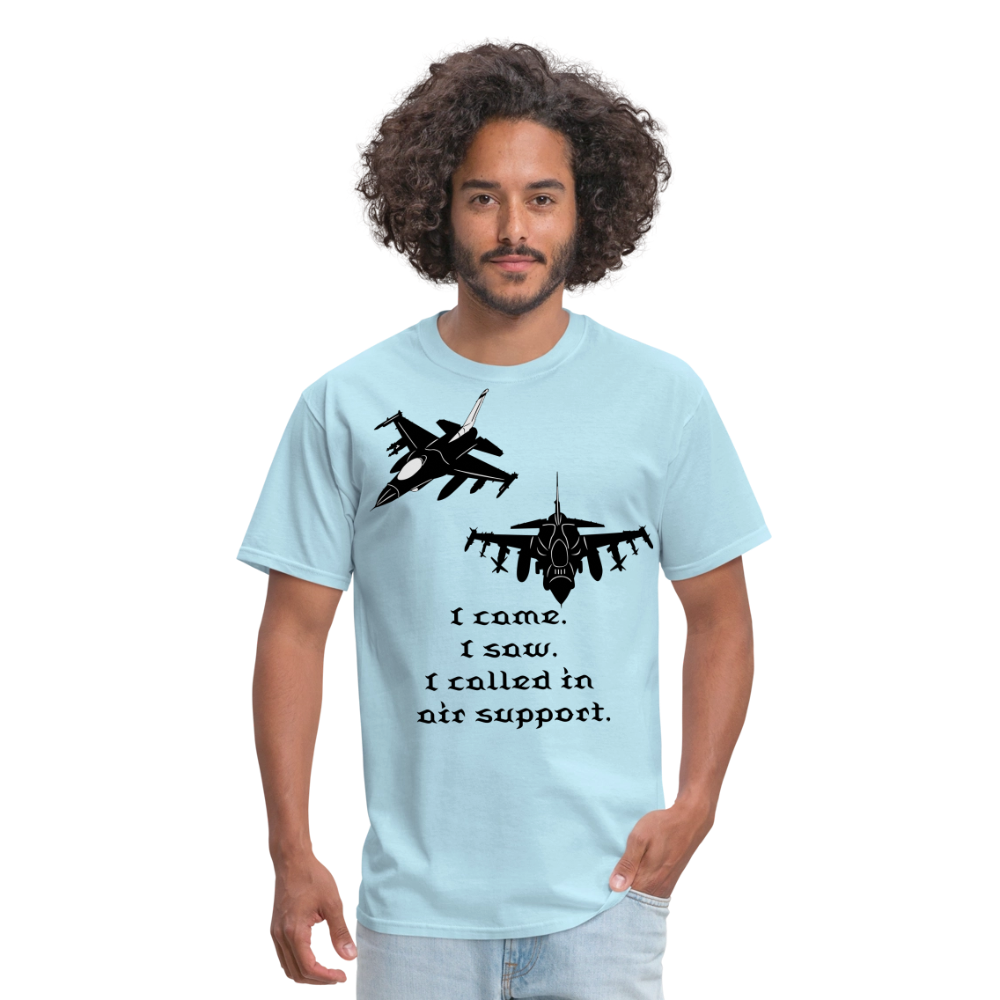 I Came I Saw Unisex Classic T-Shirt - powder blue
