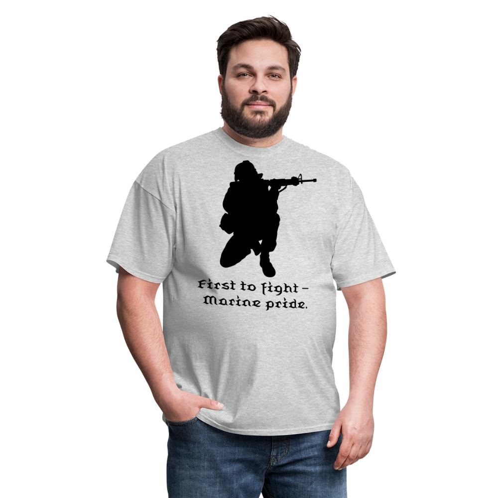 First To Fight Unisex Classic T-Shirt - heather gray