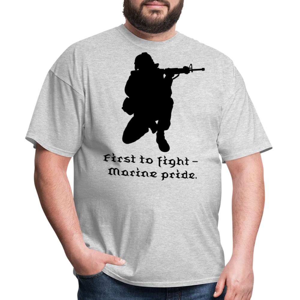 First To Fight Unisex Classic T-Shirt - heather gray