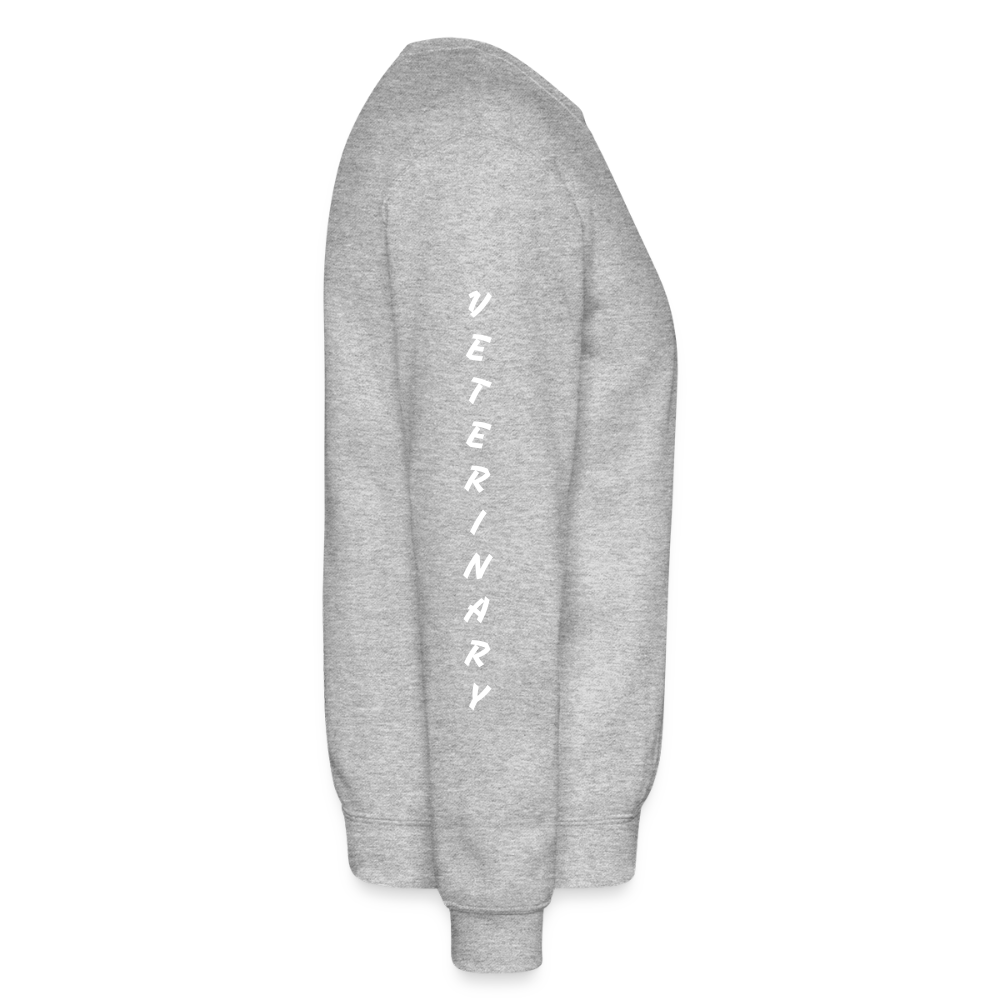 Vet Vampire Crewneck Sweatshirt - heather gray