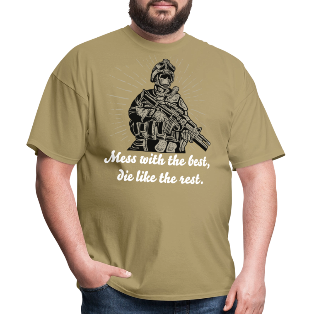 Mess With The Best Unisex Classic T-Shirt - khaki