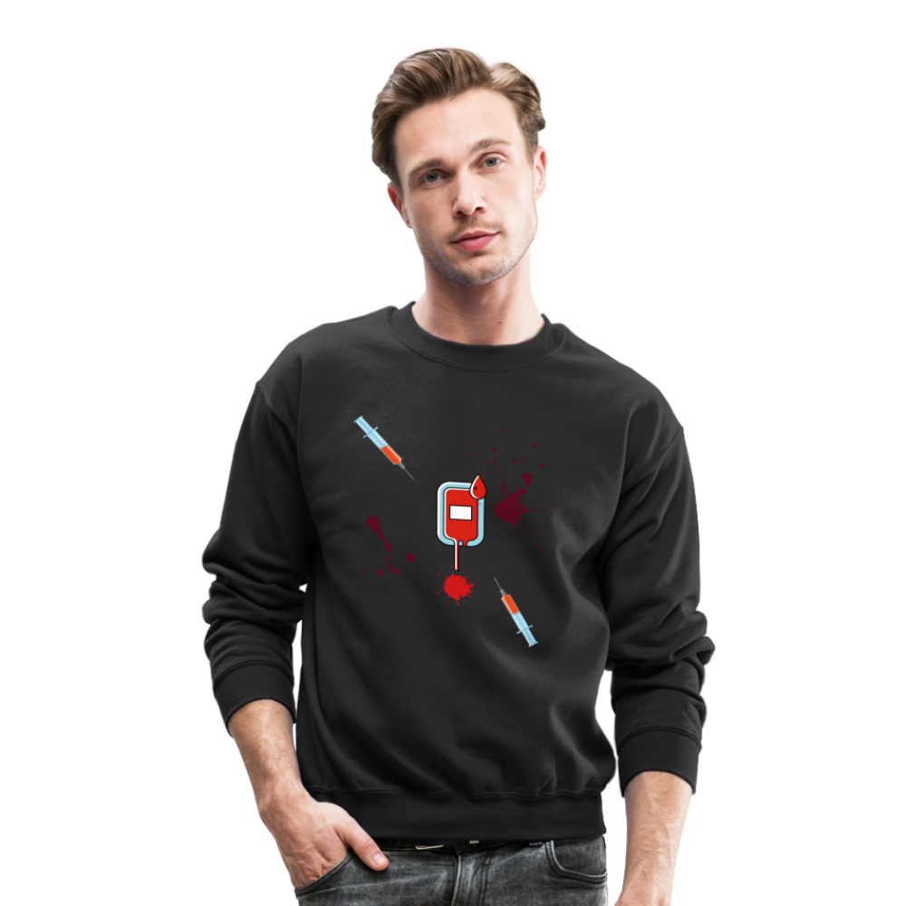 Vet Vampire Crewneck Sweatshirt - black
