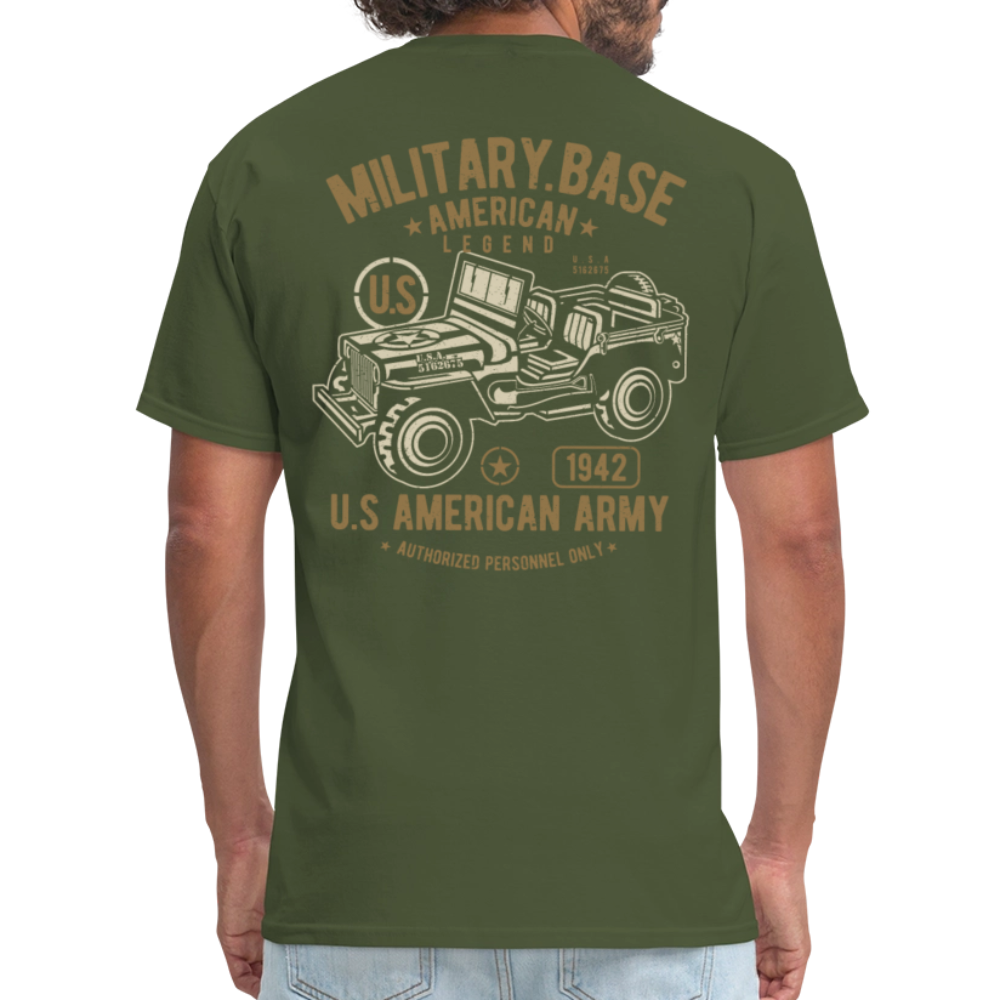 This We'll Defend Army Back Design Unisex Classic T-Shirt - military green