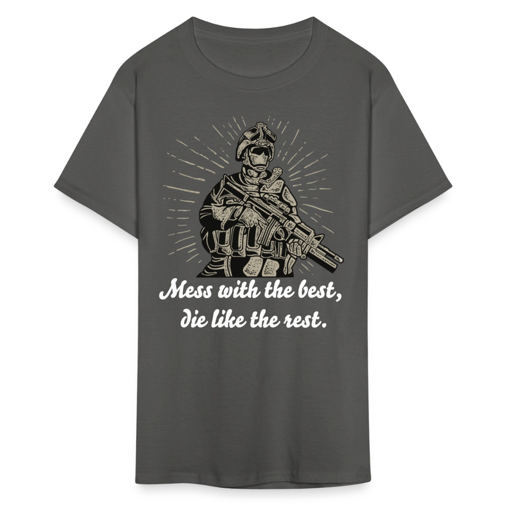 Mess With The Best Unisex Classic T-Shirt - charcoal