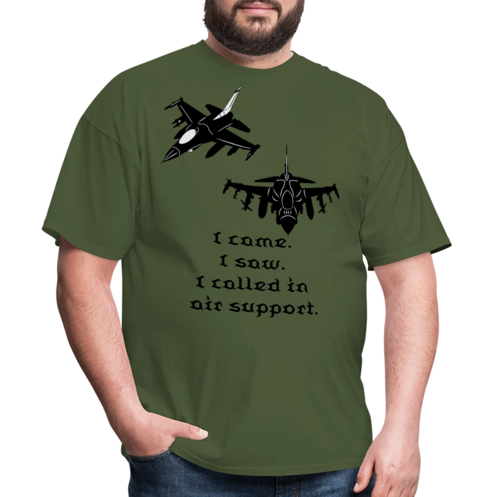I Came I Saw Unisex Classic T-Shirt - military green