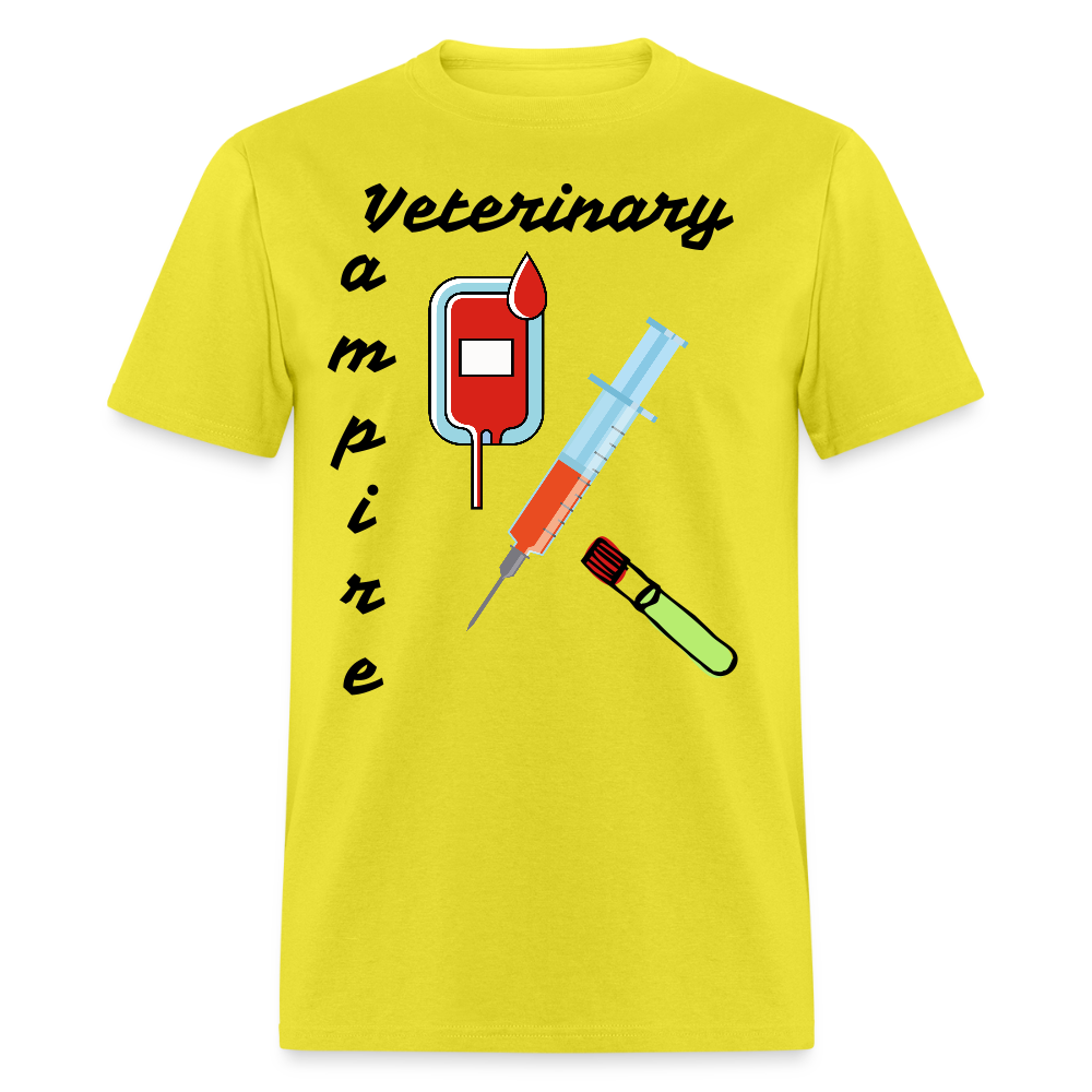 Veterinary Vampire Unisex Classic T-Shirt - yellow