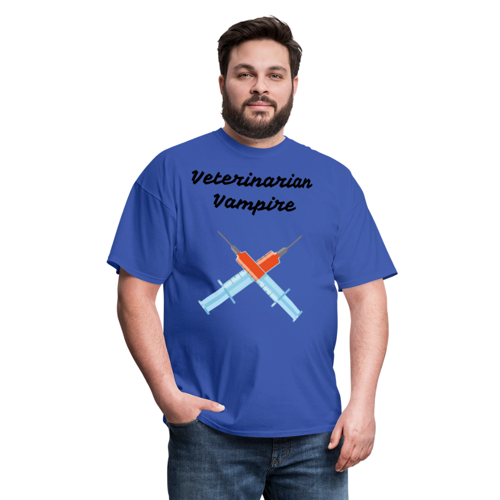 Veterinarian Vampire Unisex Classic T-Shirt - royal blue
