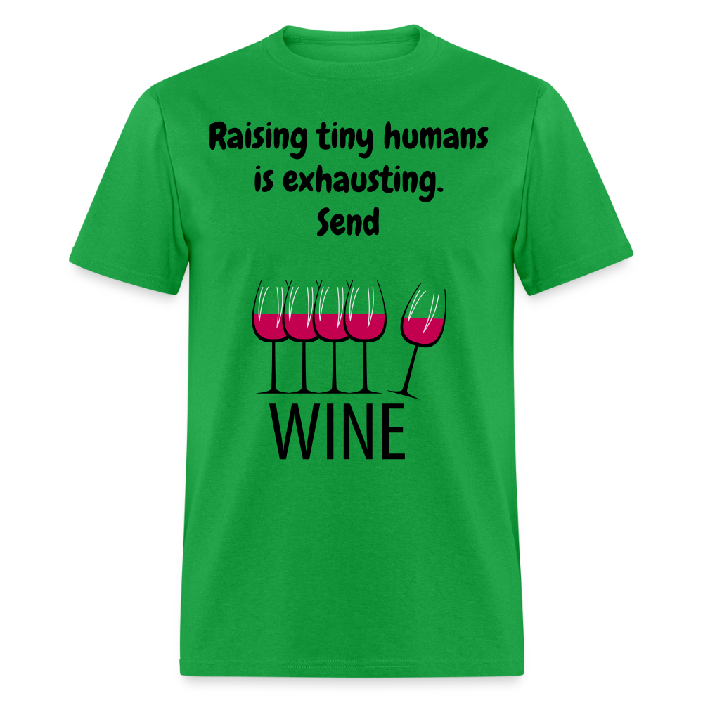 Send Wine Unisex Classic T-Shirt - bright green