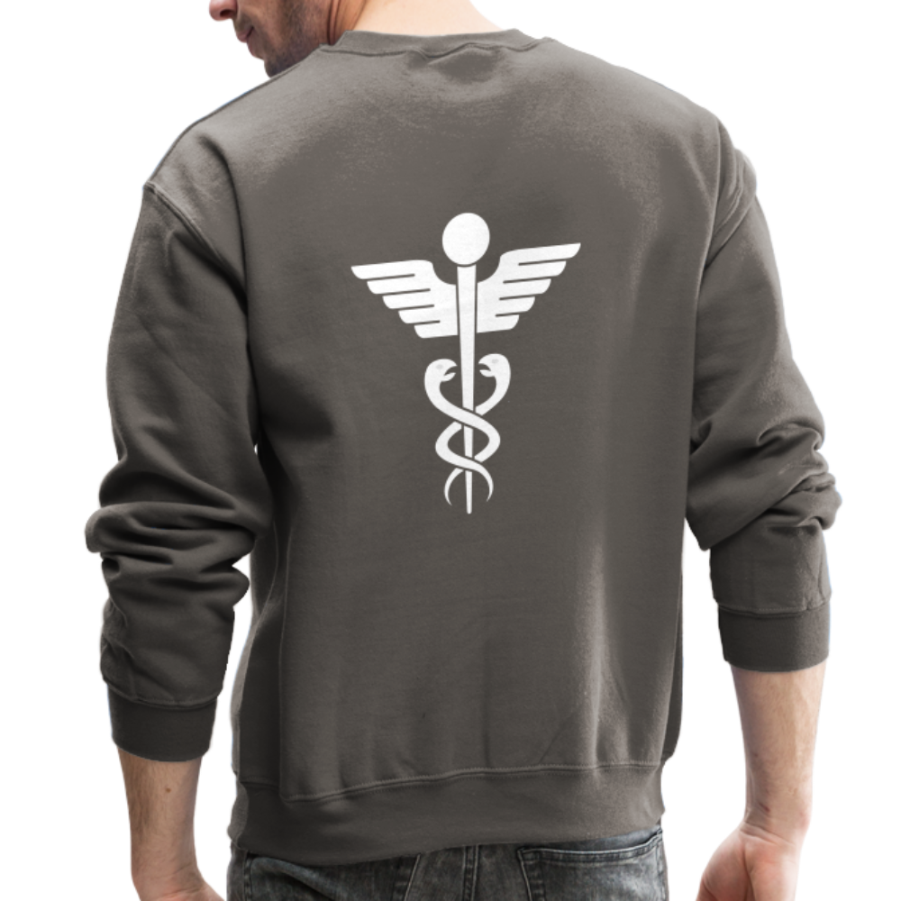 Vet Vampire Crewneck Sweatshirt - asphalt gray
